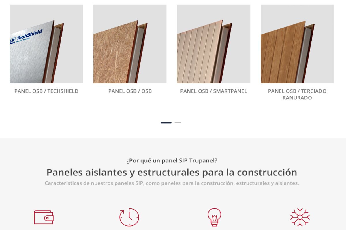 Paneles para la construcción